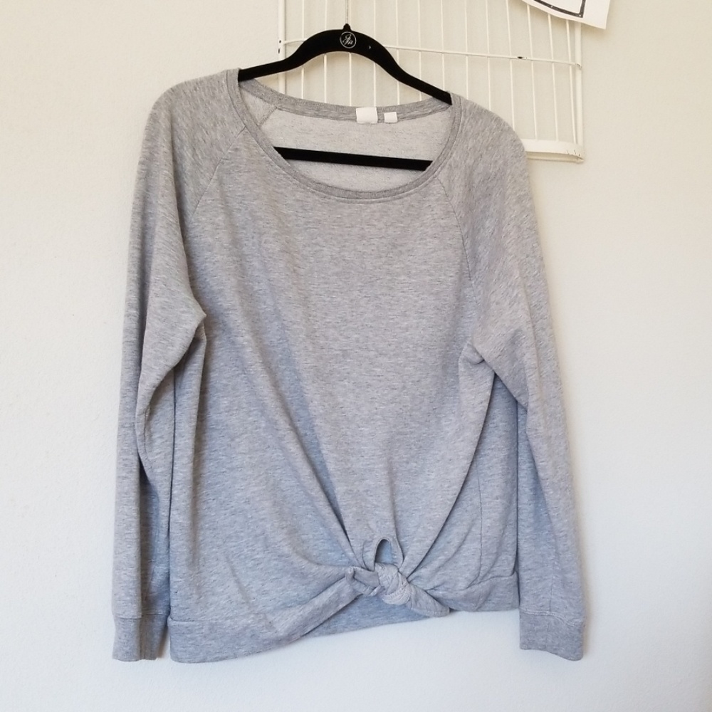 Gap side tie sweatshirt